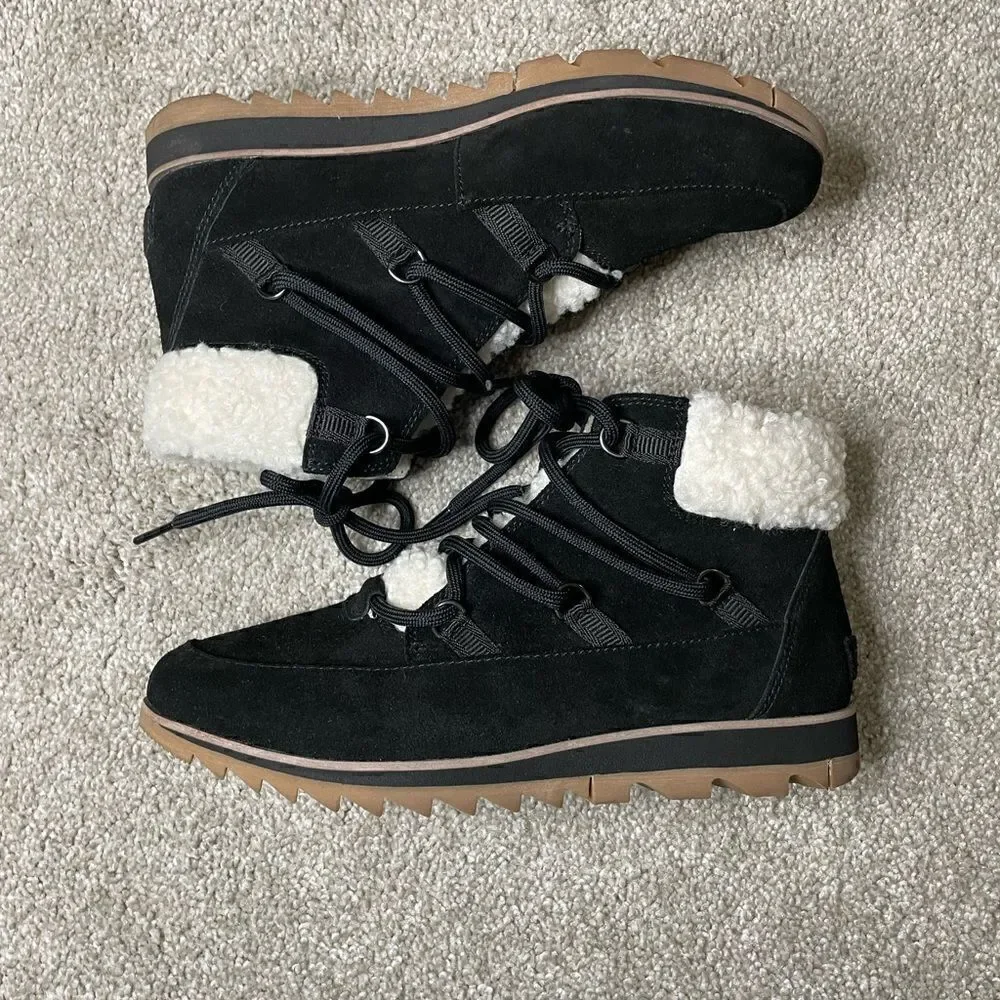 Sorel Harlow Lace Cozy Shearling Boot